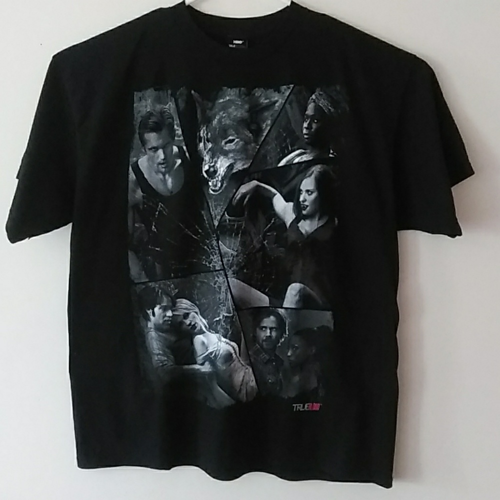 HBO  TRUBLOOD Sz 2XL Black Graphic T-shirt